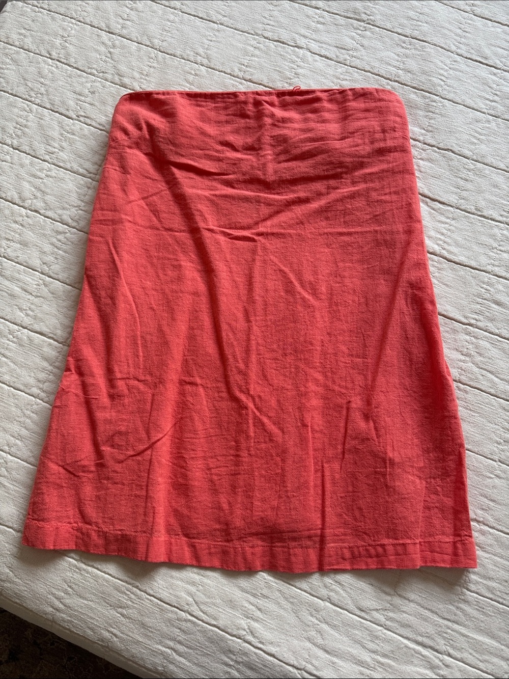 Free People Strapless Coral Tube Dress